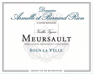 MEURSAULT Sous la Velle