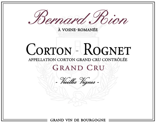 Corton Rognet Grand Cru